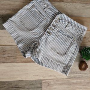 WOMEN'S STRIPED SHORT / SIZE 28 / PILCRO AND THE LETTERPRESS